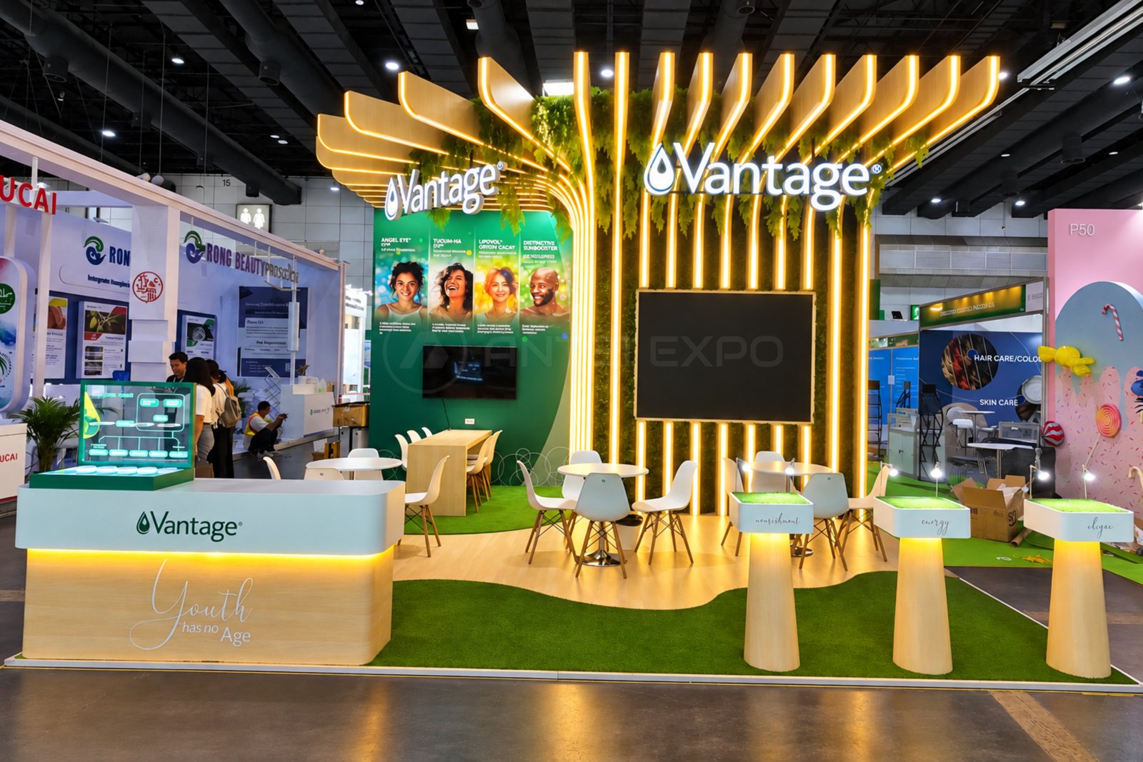 Vantage exhibition stand by ANT21