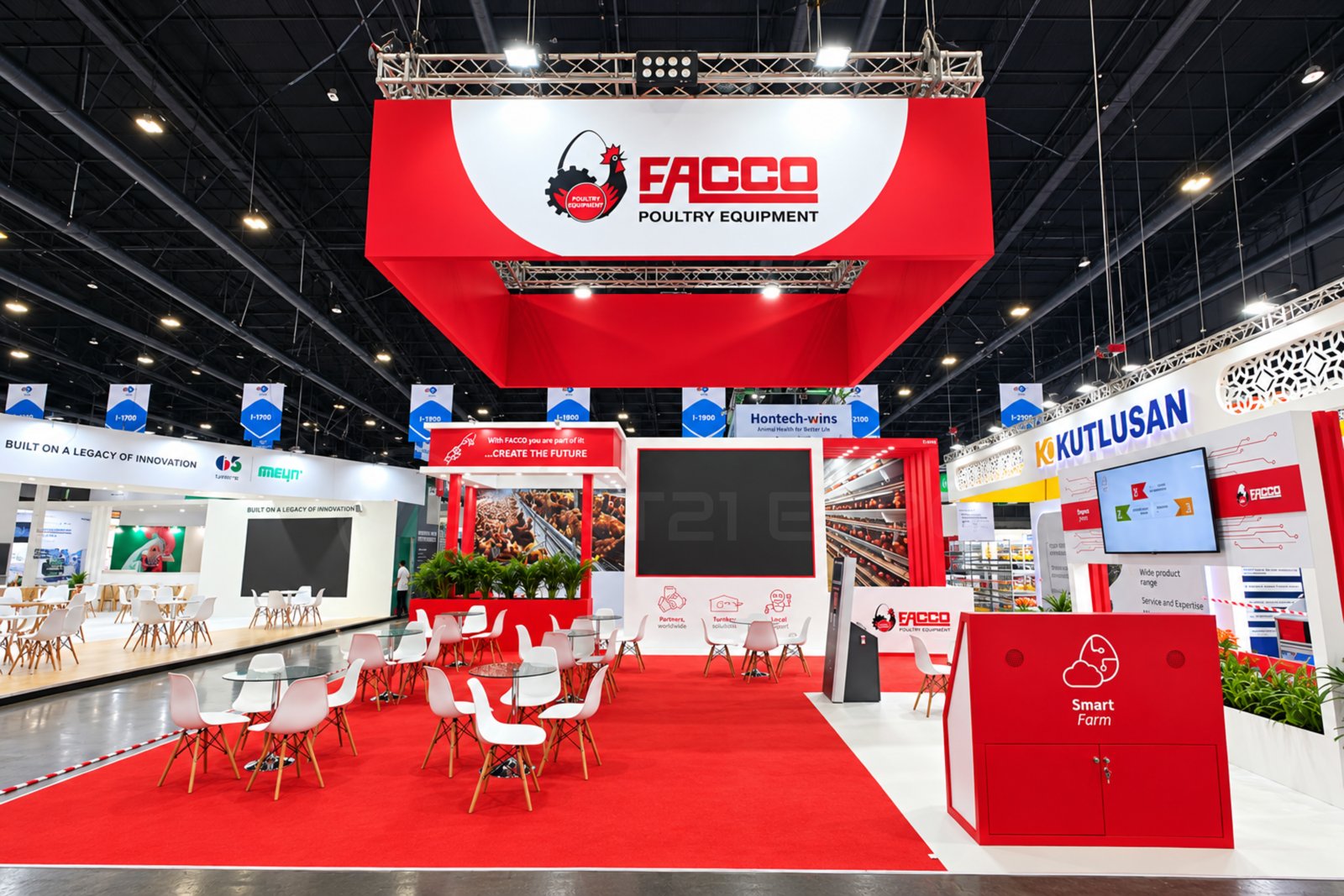 FACCO Poultry Equipment exhibition stand by ANT21